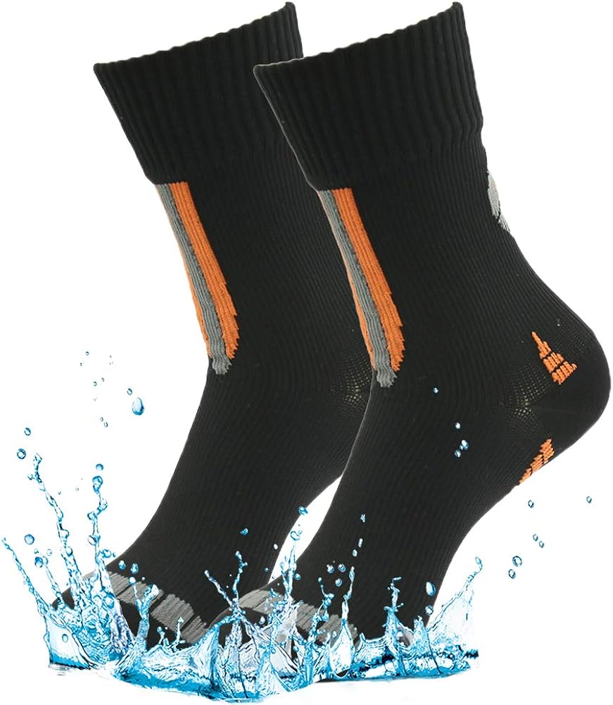 SGS Certified 100 Waterproof Breathable Socks, RANDY SUN Unisex Sport