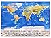 World Scratch Map - Travel Poster Wall Art for the Distinguished Traveler - Track Visits to Other Countries and Reveal Beautiful and Colorful Locations - Includes US States and Flags of Each Country!