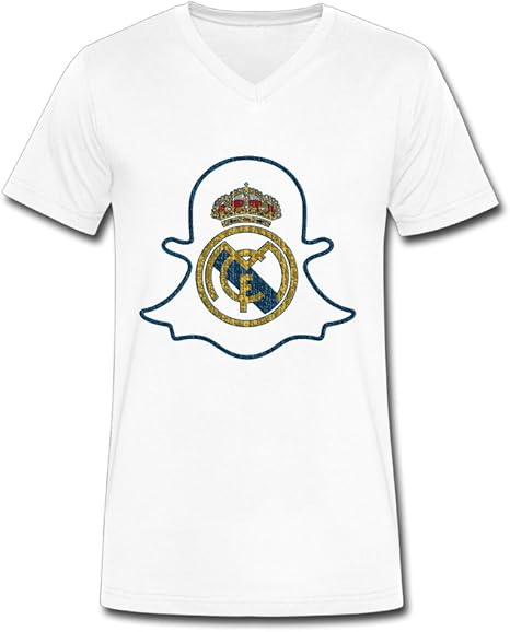 Men's Real Madrid Football Club V-Neck T-Shirt White XX-Large: Amazon.ca: Clothing & Accessories