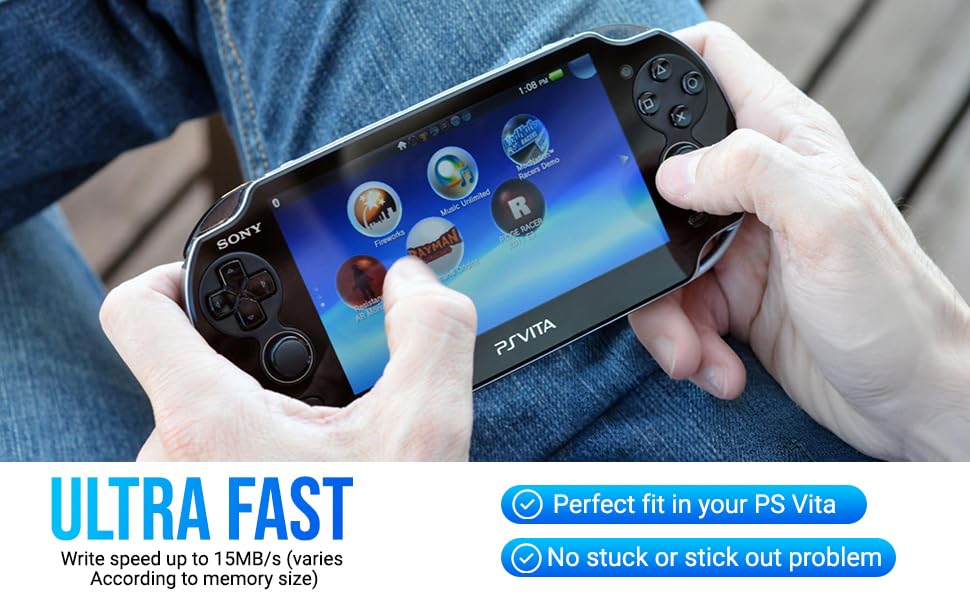 Gamer Gear SD2Vita 6.0 Memory Card Adapter, PS Vita PSVSD Micro SD Adapter PSV 1000/2000 PSTV FW 3.65 HENkaku Enso System, White, 001494