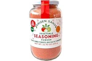 Origen Sano | Vegetable Seasoning Powder | Vegan Bouillon | With Dried Tomato, Sea Salt and Turmeric, 22.93oz (650g)