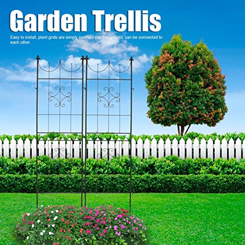 Ausla Gitter für Champagner, Garten-Gitter aus Metall für Pflanzen, Rankgitter aus Metall für Ranken, Blumen, Rosen… – Bild 5