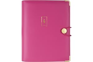 at-A-Glance Emily Ley Simplified System Organizer Cover, 5 3/8" x 8 1/2", Fuchsia