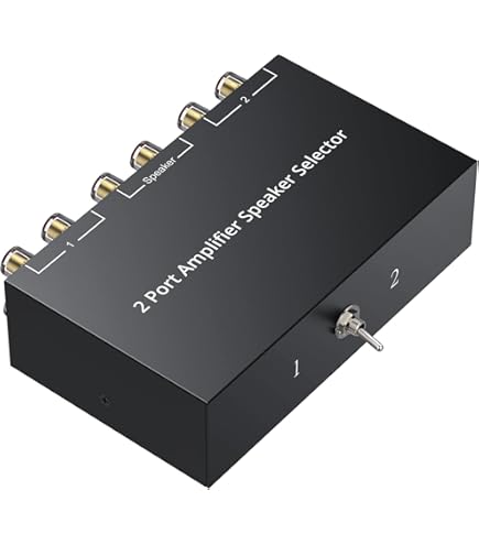 Amazon.com: 4 Zone Speaker Pair High Power Selector Switch