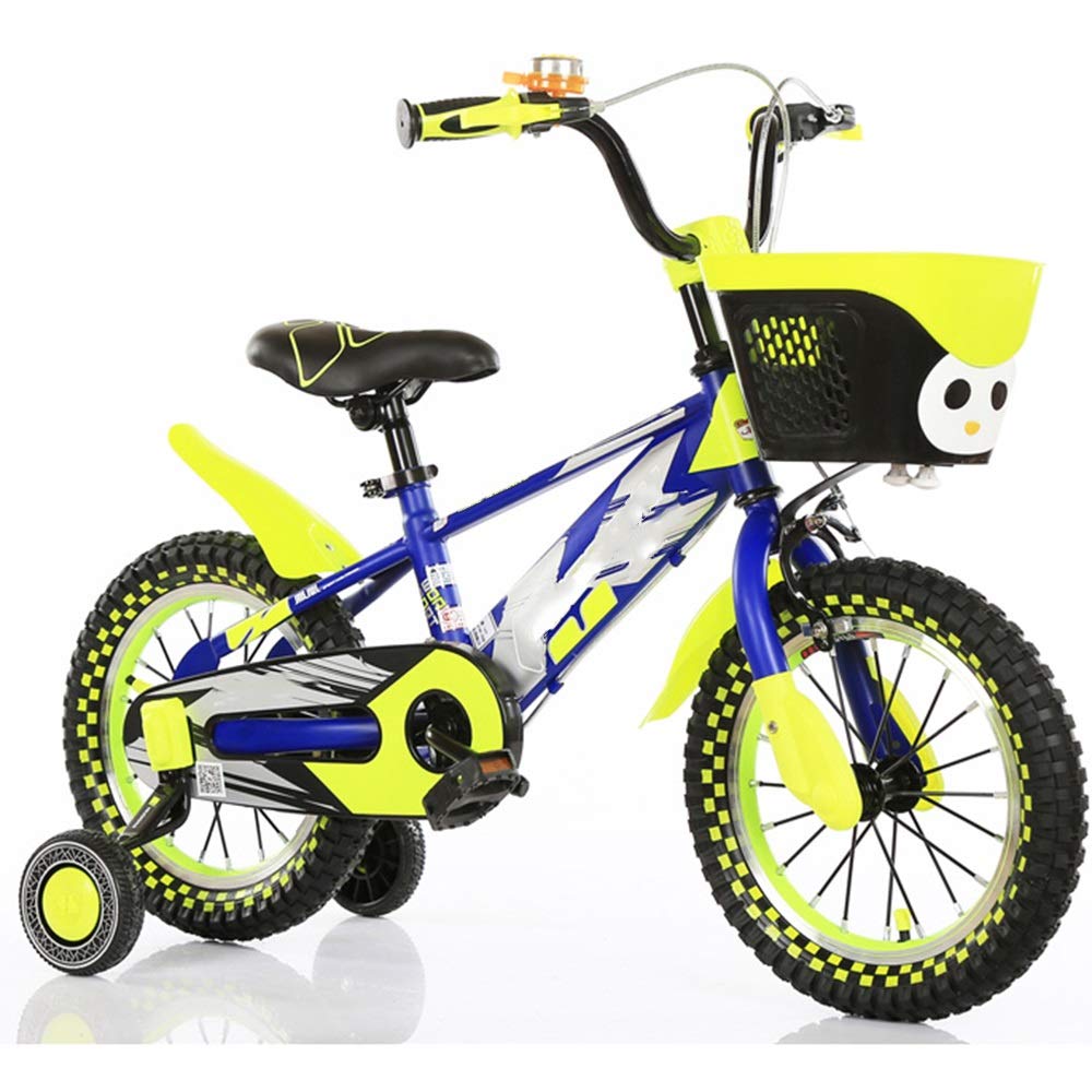 メーカー包装済 Axdwfd 子ども用自転車 子供用自転車 子供用自転車18インチ男の子と女の子用サイクリング 29歳のお子様に最適赤青橙 青 B07pcqsd3p 最安値に挑戦 Www Pocitosazufrados Com Co