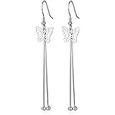 11 Styles Sterling Silver Dangle Earrings for Women Teen womens Fish Hook Earrings Chain
