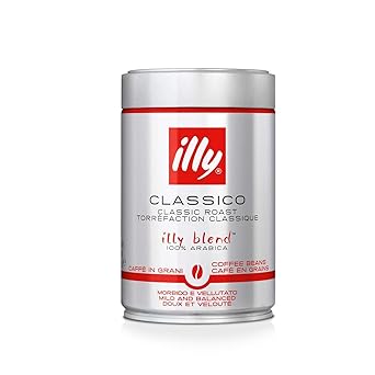 illy Espresso ganze Bohne, classico, klassisch-samtig, 250 g