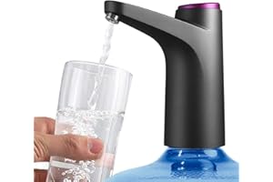 5 Gallon Water Bottle Pump - Water Bottle Dispenser for 5gl, USB Charging Automatic Drinking Water Pump, Portable Electric Wa