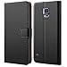 HOOMIL Samsung Galaxy S5 Case, Samsung Galaxy S5 Wallet Case Premium Leather Folio Case, Flip Book Style Wallet Cover with TPU Shockproof, Stand, Card Slots and Cash Pocket for Samsung Galaxy S5 Black