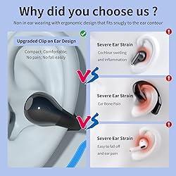 Open Ear Clip Wireless Earbuds Bluetooth