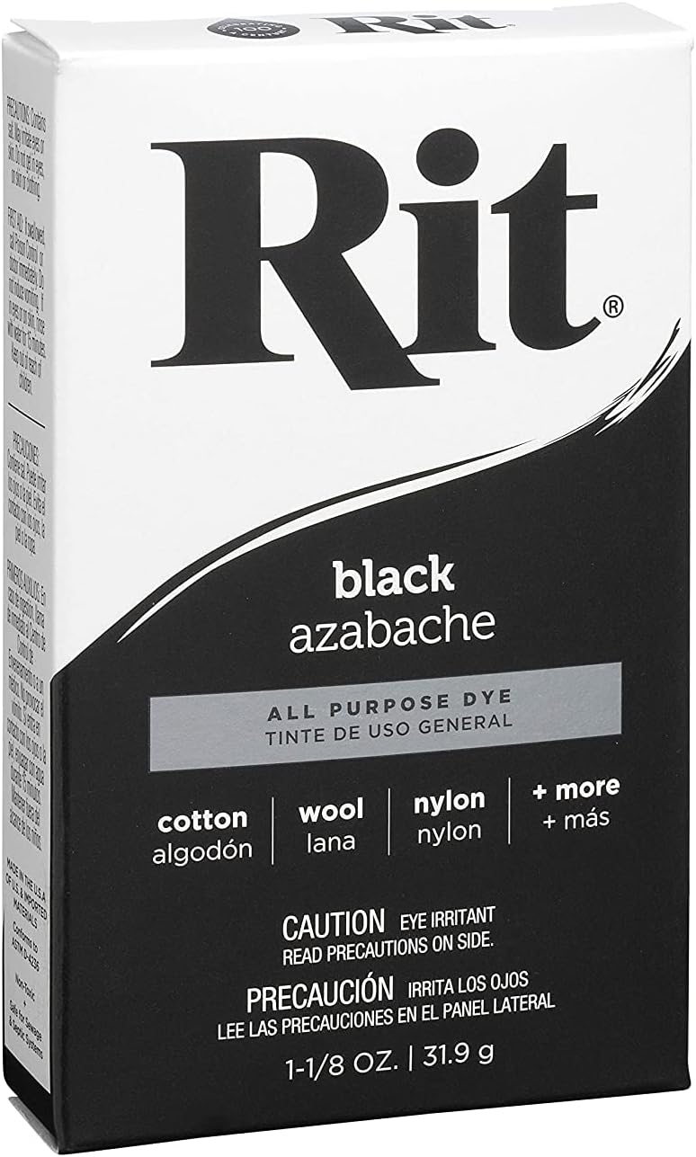 Rit Dye 42809 Nakoma Powder-Black 31.9g Rit Dye