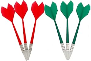 Joneytech Safety Board Darts, 6 Pcs Soft Tip Replacement Darts for Safety Dart Board Games Best Gift for Party, Family and Of