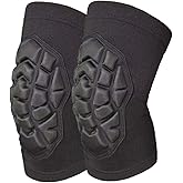 Knee Pads for Skating, Dance Kneepads for Football, Basketball, Skateboard, Workout Men - Lightweight & Elastic Gear Knee Sleeve for Wrestling, Volleyball, Climbing, Gardening, Flooring Women, Black L