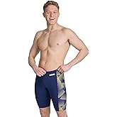 Arena Mens Performance Halftone Team Print Swim Jammer Intensive Training Bathing Suit