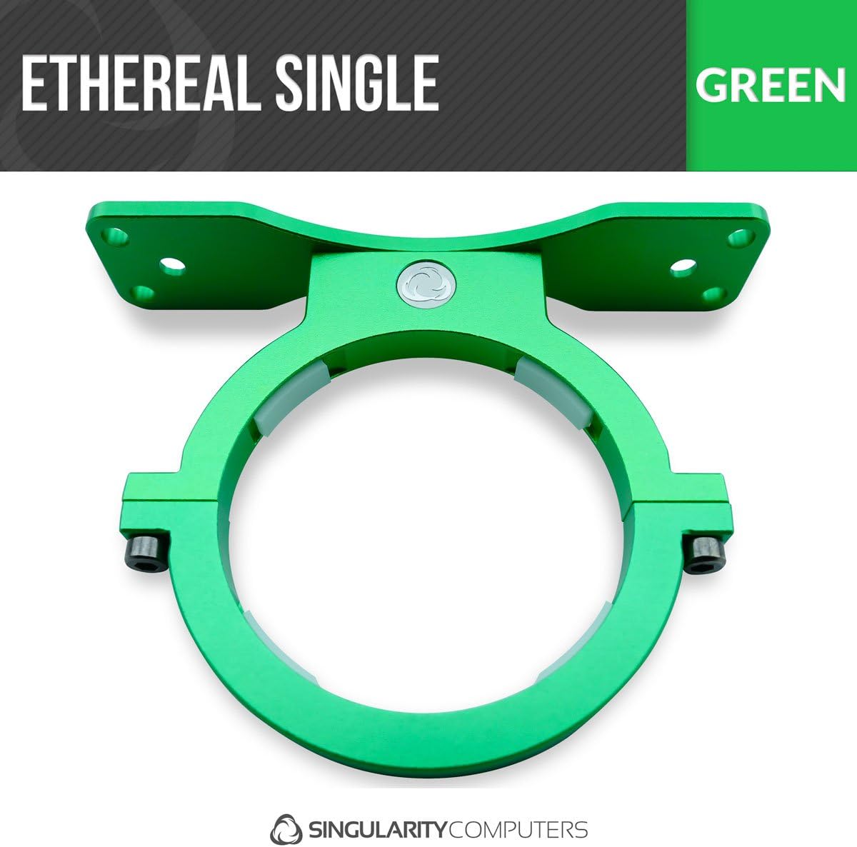 Singularity Computers Ethereal Reservoir Mount, Single, Green