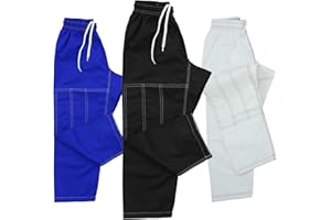 ROAR-INT Roar Kids Brazilian Jiu Jitus Gi Pants BJJ Kimono Pants MMA Grappling BJJ Gi Pant Martial Arts and Kick Boxing