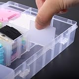 Lanjue 150 Pcs Embroidery Thread Organiser Set with Bobbin Winder & Stickers view 4