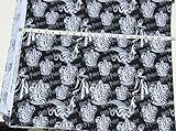 Warner Brothers Harry Potter Gryffindor Crest on Black Background - 100% Cotton Fabric - Sold by the Yard