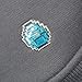 Minecraft Big Boys' Diamond Premium Zip-Up Hoodie (Gray, Large)