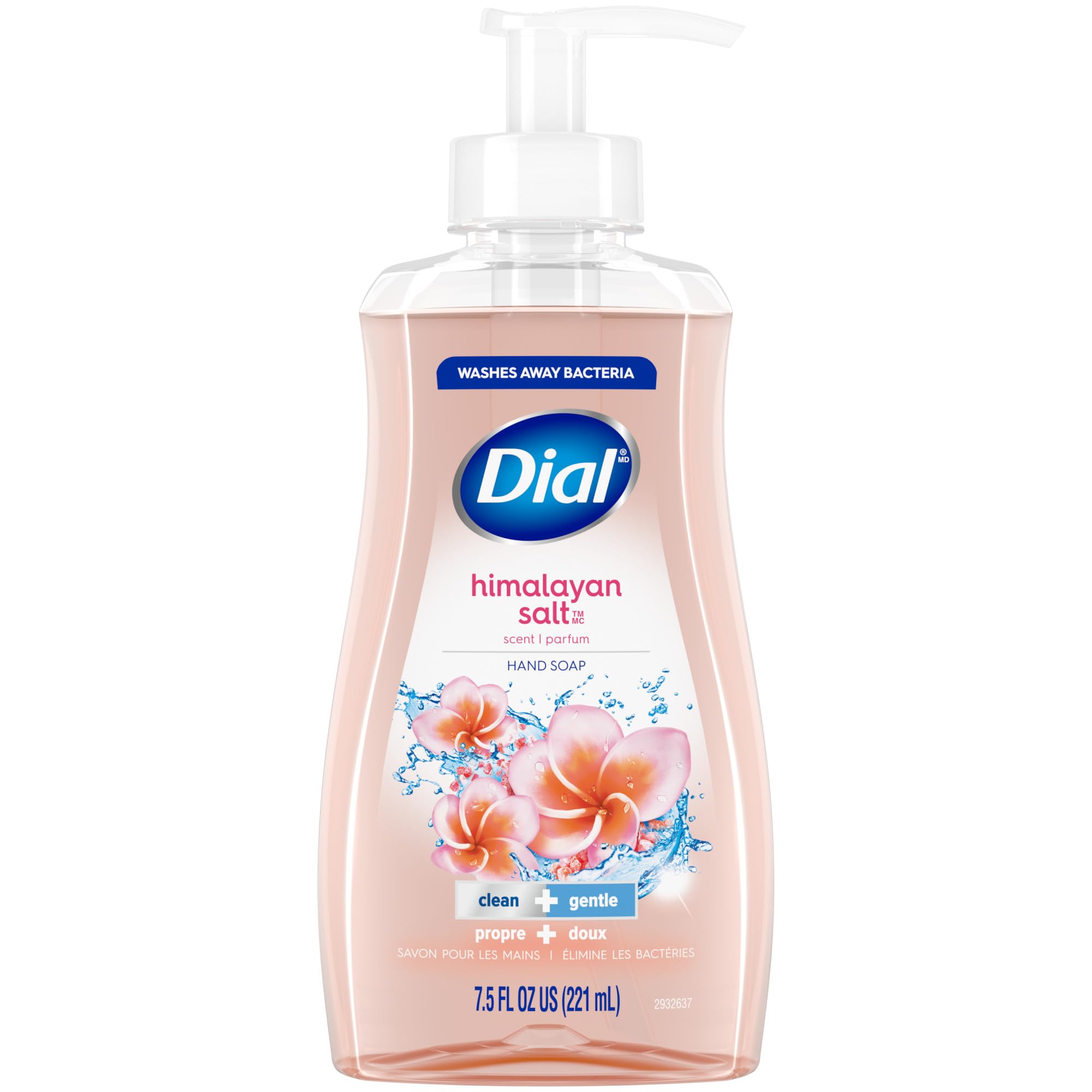 Dial Liquid Hand Soap, Himalayan Pink Salt & Water Lily, 7.5 oz. by Dial