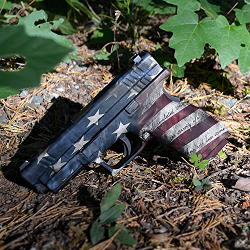 GunSkins Pistol Skin Premium Vinyl Gun Wrap with Precut Pieces Easy