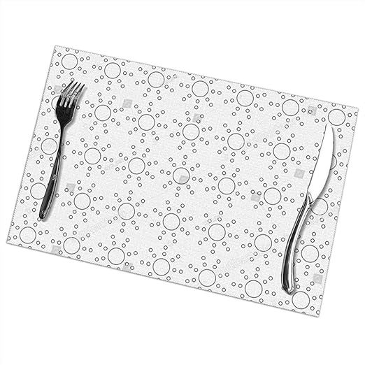 Star-Dot Placemats Tapetes para mesa de comedor Juego de 6: Amazon.es: Hogar
