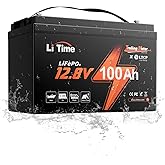 LiTime 12V 100Ah TM LiFePO4 Lithium Battery, Low-Temp Protection Group 31 Lithium Battery, Built in 100A BMS, Up to 15000 Dee