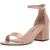 Amazon Essentials Women's Two Strap Heeled Sandal