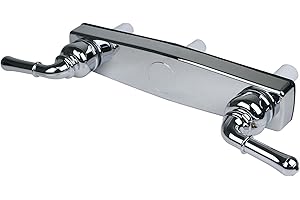HOWPLUMB RV/Mobile Motor Home Bathroom 8-in. Shower Faucet Valve Two Handle, Chrome