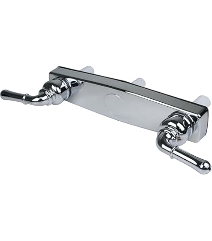 RV MOTORHOME DUAL Handle Shower Faucet Valve Diverter Mixer Valve - View #6