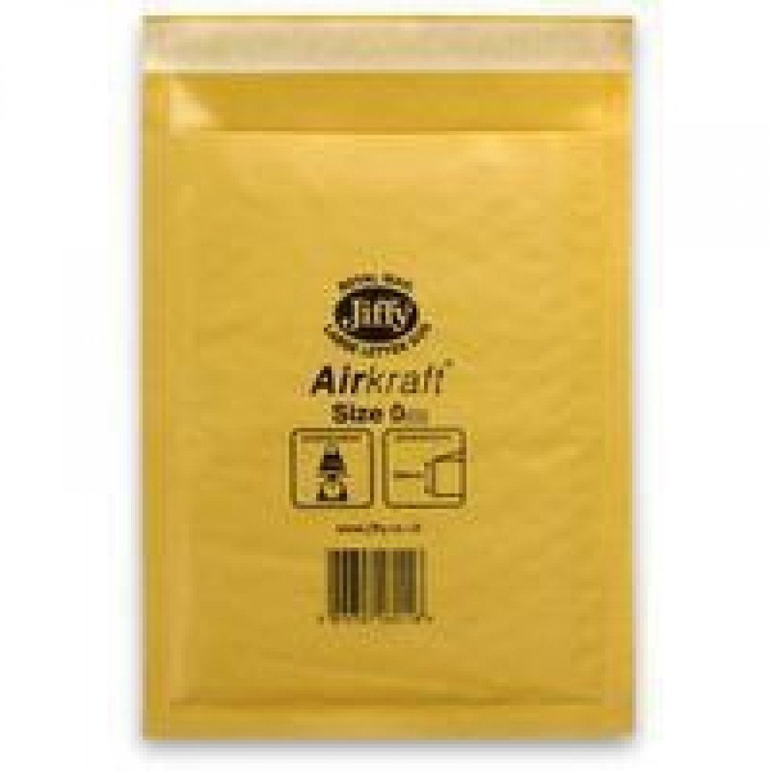 Jiffy Airkraft Bag Size 0 - Gold (Pack of 10)