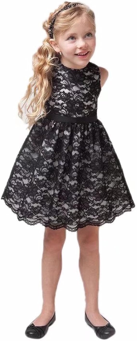 Amazon Amigoyo ドレス 子供 女の子 ワンピース キッズ服 フォーマル レース付き リボン ガールズ スカート プリンセス ファション ノースリーブ 春夏秋冬 5色 ワンピース チュニック 通販