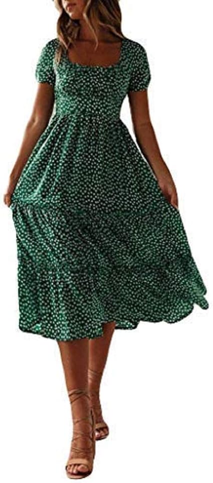 short sleeve summer dresses uk