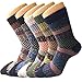 5 Pack Womens Thick Knit Warm Casual Wool Crew Winter Socks