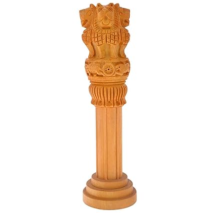 EtsiBitsi Ashoka Pillar Showpiece figure, table Decor 8 Inches