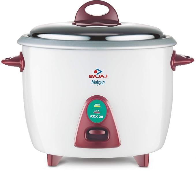 Buy Bajaj Majesty RCX 28 2.8Litre 1000Watt Rice Cooker Online at Low