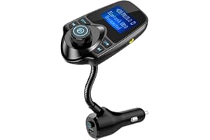 Nulaxy [2026 KM18 Upgraded Version] 48W Bluetooth 5.4 Car Adapter with Fasting Charging Ports [PD 30W & QC3.0 18W], Supports 