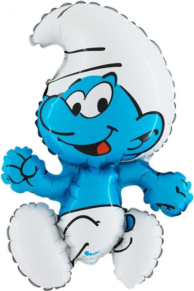 44 Inch Smurf Shaped Foil Balloon CS104