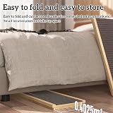 QiMu Solid Wooden Pet Ramp 2-Height Adjustable Car Dog Ladder Black 70x35x30/40 view 5