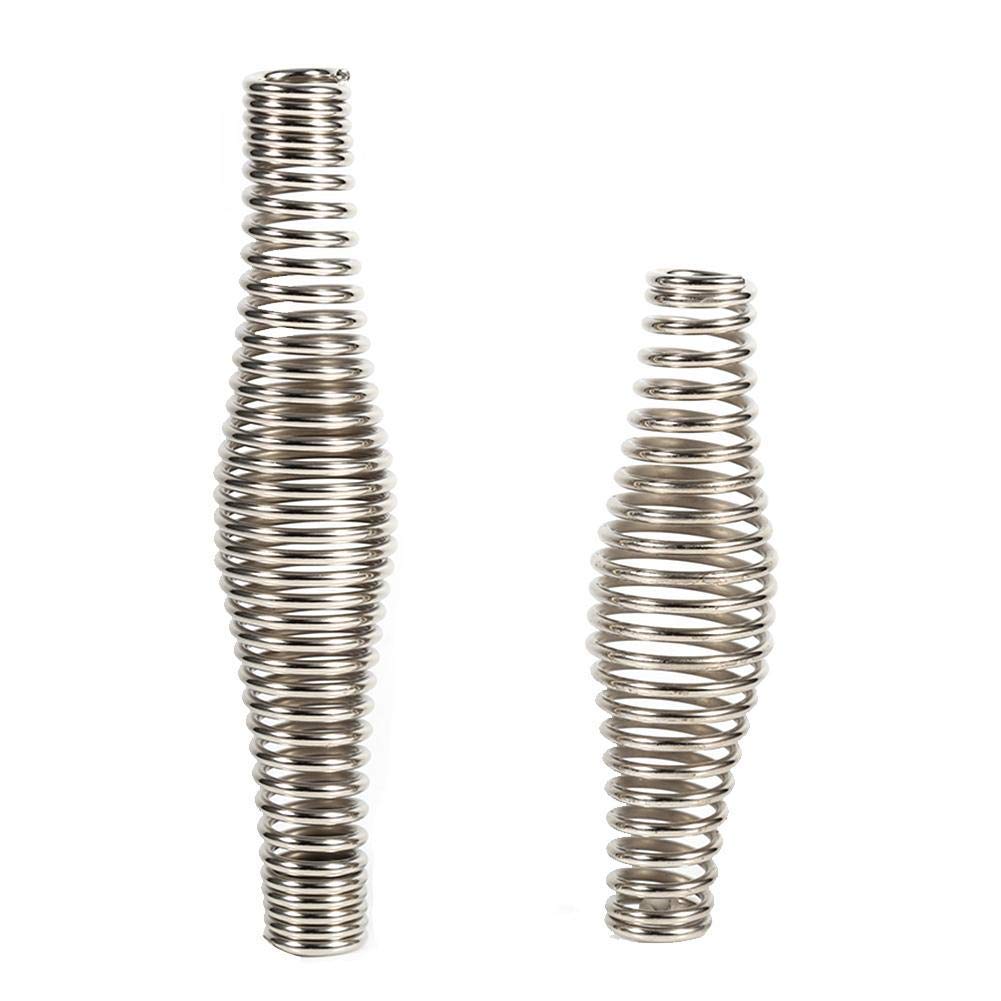 Stainless Steel Handle Spring Grill Grips 5.5 Inch for BBQ Pit Wood Furnace Coal Stove Pellet Smoker Outdoor Cooking Tools