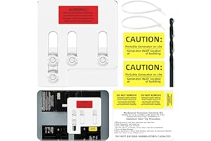 Generator Interlock Kit, Malictele Compatible with Square D QO or Homeline 150 or 200 Amp Panels 1 3/8-inch Spacing Between Main and Generator Breakers Professional New Version Interlock Kit