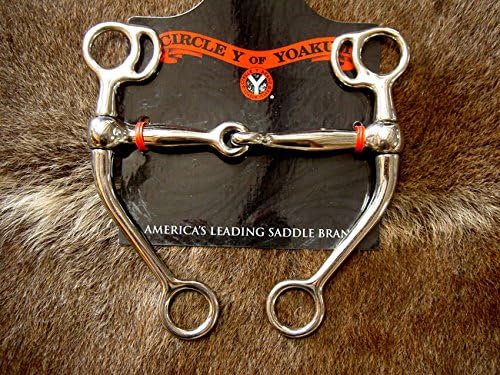 Circle Y Tom Thumb Nickel Western Horse Snaffle Bit 5" Mouth rodeo Tack 35174