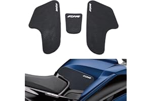 KATIE DEVI for Yamaha FJR1300 FJR 1300 [5JW1 2006-] Motorcycle Side Fuel Tank pad Tank Pads Protector Stickers Decal Gas Knee Grip Traction Pad Tankpad (One Set) Black FJR 1300ES 2007-2024 2025
