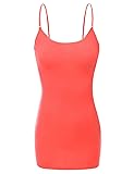 XT1002L Adjustable Spaghetti Strap Basic Long Cami