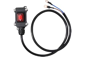 Car Battery Disconnect - 12V/24V Battery Disconnect | Waterproof Motorcycle Auto Batterys Disconnector | Waterproof Power Blo