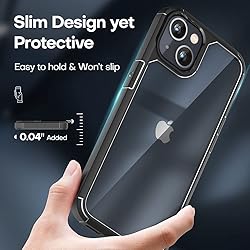 TAURI 3 in 1 for iPhone 13 Case, with 2X Screen