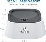 ELS PET Non Spill Slow Feed Water Bowl 1L Grey for Dogs Cats view 7