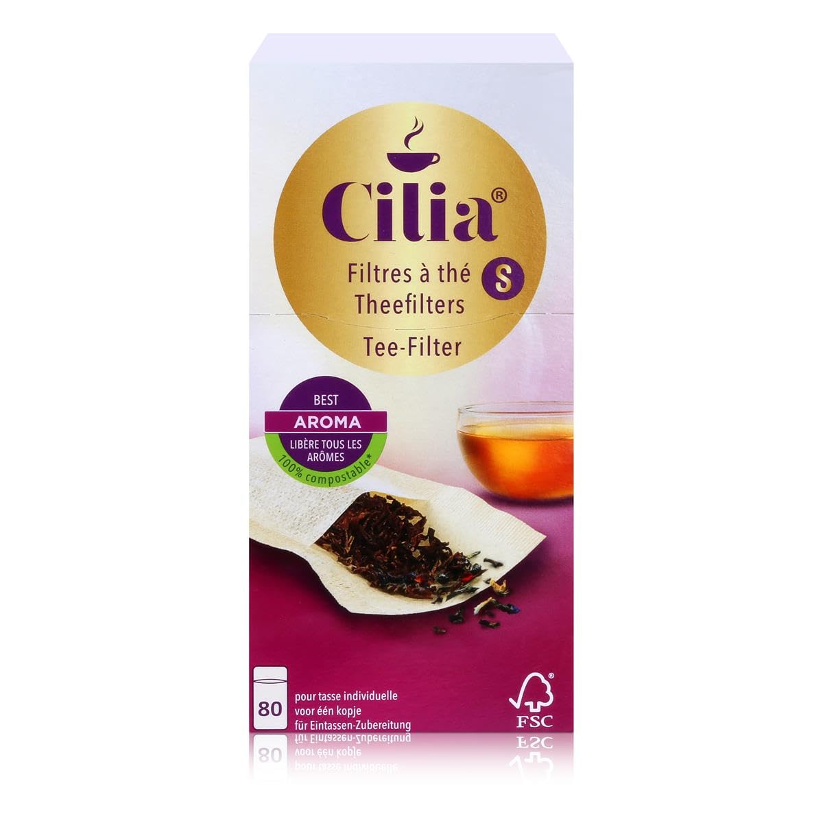 Melitta Haushaltsprod. Tea Cilia 80 S (VE80)