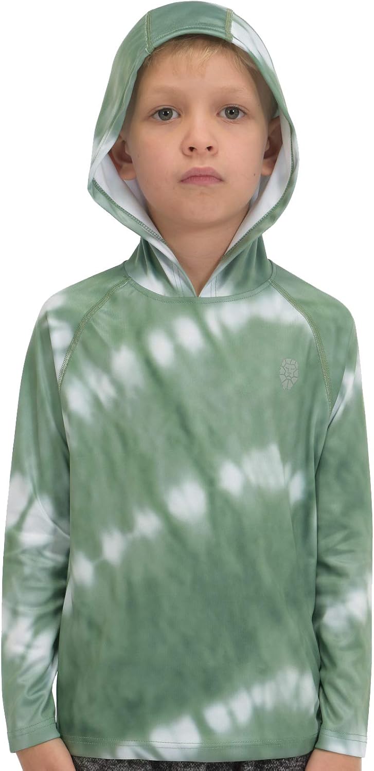 Hoodies for Boys Outdoor Recreation Shirts - Youth Athletic Tops Sun Protection UPF 50+: Clothing