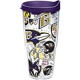 NFL Baltimore Ravens All Over 24 oz Tumbler with Lid